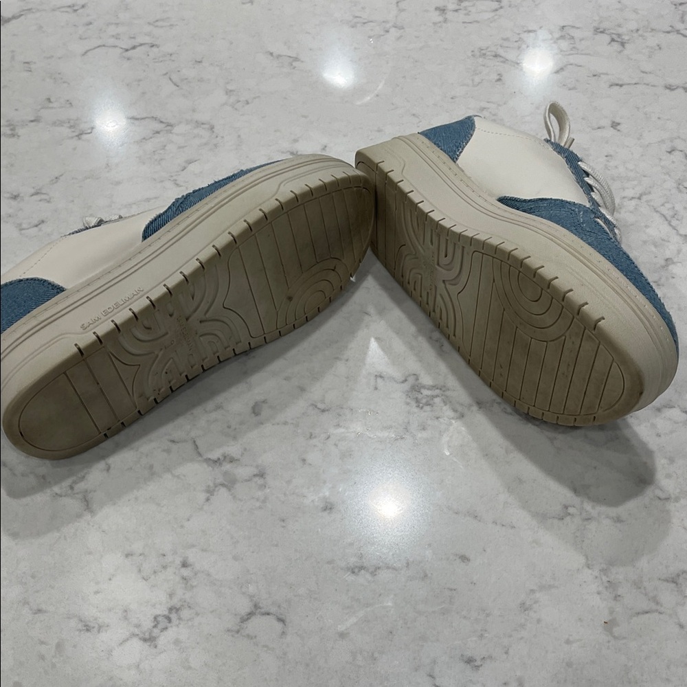 Sam Edelman Denim and Cream Sneakers - Picture 6 of 6